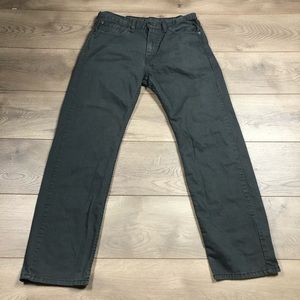 Levi’s Charcoal Black 33x32 505 Jeans